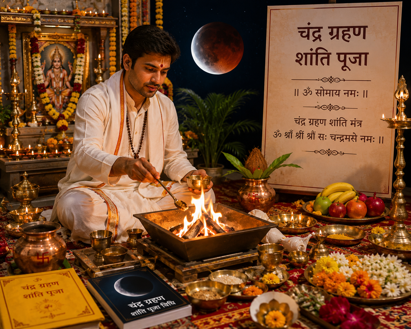 Chandra Grahan Shanti Puja